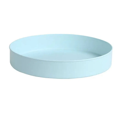 360 Degree Rotating Cabinet Organizer Kitchen Bathroom Cosmetic Turntable Storage Tray Non-Slip Spice Round Rack Plate